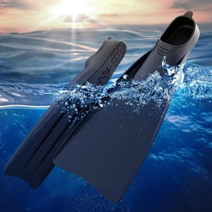 Snorkel subacuático Equipo de buceo de tamaño ancho Niño Adolescente Adulto Aletas Buceo Aletas largas Bolsillo completo para el pie - Product Image 3