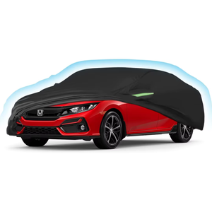 Housse de <span class=keywords><strong>voiture</strong></span> imperméable pour <span class=keywords><strong>Honda</strong></span> Civic 2016-2024, coupe-vent, anti-neige, anti-pluie, anti-grêle, protection UV, entièrement utilisable en extérieur et en intérieur - Product Image 1