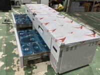 Peralatan Dapur Harga Pabrik yang Dapat Disesuaikan Meja Kerja Kulkas Kulkas Chef Base dengan Laci