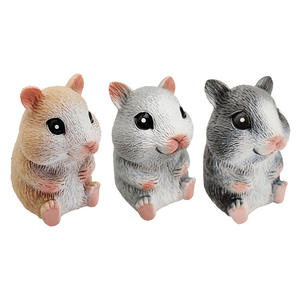 Jouets de modèle Hamster Vent Ball, jouets amusants et déstressants, jouets à presser doux, jouets à dézipper, souris mignonne, jouets de décompression - Product Image 2