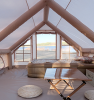 Tente gonflable d'extérieur Coody Air 3x2M, tente facile à installer, tente familiale pour le glamping, tente légère pour 2 à 4 personnes