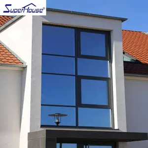 High Quality Tempered Glass Building Exterior Curtain Wall Window Price Unitized System Aluminum Glass Curtain Wall