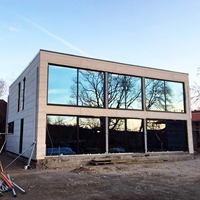 Maison préfabriquée en acier léger de conception moderne et luxueuse, à montage rapide, écologique, MARCH HOUSE, avec garantie de 5 ans