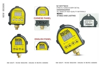 Pressostat numérique pour eau avec précision de 0,1 % FS, 220 V, 10 A, SPST, filetage G1/4 pour système de pompe à eau