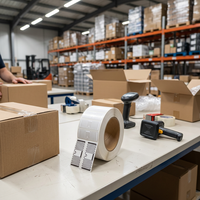 Étiquette RFID souple UHF en PET à prix d'usine, encoche RFID humide, codage personnalisé, autocollante