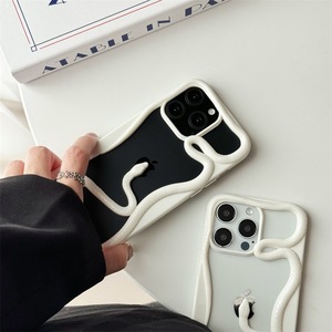 Funda de teléfono móvil de serpiente 3D de marca de diseñador de lujo para iPhone 11 12 13 14 15 16 Pro 17 Black <span class=keywords><strong>Mamba</strong></span> Phone Cases Electroplate - Product Image 4