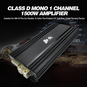 Amplificateur Audio <span class=keywords><strong>Voiture</strong></span> Monocanal Classe D Coréen, <span class=keywords><strong>Ampli</strong></span> Auto Monobloc avec Boîtier en Aluminium - Product Image 2