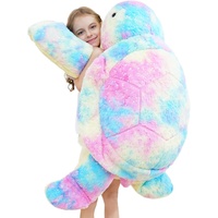 Peluche géante tortue de mer de haute qualité de 30 pouces, grande peluche tortue océanique, coussin pour cadeau de Saint-Valentin