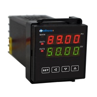 MCR480: Controlador PID Digital LED de 48x48 mm Controlador de Procesos con Entrada de Temperatura/Presión/Nivel PT100, Relé SSR//Salida 4-20mA/24V