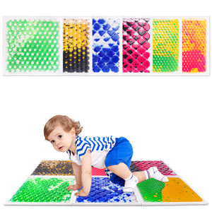 Ubin lantai Sensor PVC antibocor terang untuk anak-anak mainan olahraga kotak sensorik untuk pusat rehabilitasi anak - Product Image 2