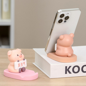 Cute Pig Phone <b>Stand</b> Resin Desktop Holder For <b>Iphone</b> Office Decoration Gift - Product Image 1