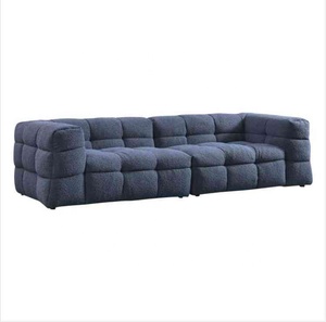 Super <span class=keywords><strong>confortevole</strong></span> high arm lazy boucle appartamento soggiorno divani in zucchero filato divano - Product Image 1