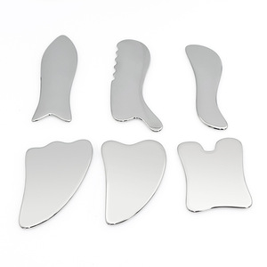 Großhandel Medizinisches Metall <span class=keywords><strong>Gua</strong></span> <span class=keywords><strong>Sha</strong></span> für Gesicht Augen zurück Schönheit Fisch geformte Edelstahl kratzen <span class=keywords><strong>Gua</strong></span> <span class=keywords><strong>Sha</strong></span> Board - Product Image 1