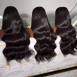 วิกผมหน้าผากลูกไม้ 13x4 สำหรับผู้หญิงผิวสีดำ, วิกผมแท้แบบลอนยาว, คุณภาพสูง ใช้งานง่าย, ขายส่งจากโรงงานโดยตรง - Product Image 3