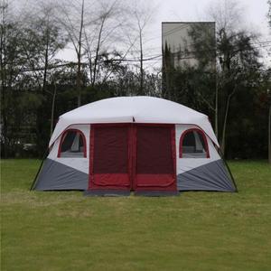 Luxury Oxford Fabric Two Bedroom Double Layer Waterproof 6 Person Large Family Camping Glamping <strong>Tent</strong> with Quick Open Design - Product Image 3