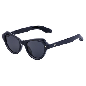 Lunettes de soleil œil de chat de style européen et américain pour femmes, monture noire en PC, protection UV400, pare-soleil de classe 2, ZS 98131 - Product Image 4
