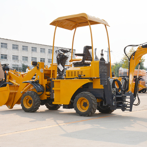 Vente d'équipement lourd diesel compact petite chargeuse chinoise rétrocaveuse 2-3 tonnes charge nominale moteur moteur pompe boîte de vitesses portant PLC seau - Product Image 5