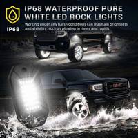 Ultra Helle 36 LEDs Rockbeleuchtungs-Set für LKWs IP68 Wasserdichte Unterbodenbeleuchtung LED-Lichter Superhelle Chassis-Lampe 12V