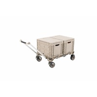 Chariot de camping Zentopia 4 en 1, se transforme en table de pique-nique, roues tout-terrain robustes pour le jardin et le marché