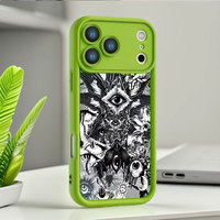 Coque souple en TPU avec motif œil du démon pour iPhone 8 Plus Air 17 13 Pro Max