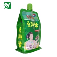 Tomate Ketchup Assaisonnement Bec D'emballage Doypack Piment Sauce Poche Personnalisé Imprimé Arôme Sac