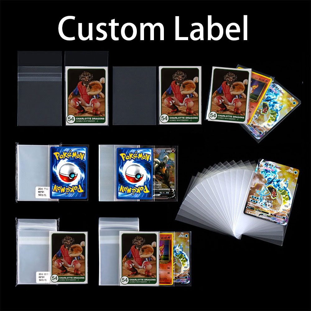 pocket trading card sleeves 50 Pockets Trading Card Sleeves Binder, Baseball Card Binder Sleeves f –  Card collections store
