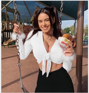 Maglietta Rosa alla Moda per <span class=keywords><strong>Donna</strong></span> con Pelliccia, Camicia Sexy a Maniche Lunghe / Blusa - Product Image 4