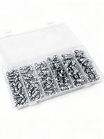 Embouts de graissage coudés en acier au carbone, assortiment de raccords de graissage en acier au carbone pour pistolets à graisse, boîtiers de roulements, applications mécaniques