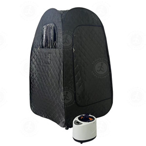 Tente portative populaire de sauna de maison de corps complet Sauna humide portatif et sauna de support de vapeur à vendre pour la récupération - Product Image 1
