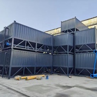 Silos Orizzontali per Cemento a Basso Costo da 50/60/80T, Piccoli Silos per Calce per l'Uso in Guinea e Serbatoi Mobili a Box per lo Stoccaggio del Cemento