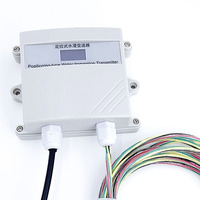 Sensor Transmisor de Fugas de Agua con Ubicación Precisa, Pantalla OLED de Alta Definición, Protocolo RS485/Modbus-RTU, Precisión de 0.5m, Montaje en Pared