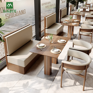 Muebles de restaurante comerciales personalizados, nuevas mesas y sillas de café chinas, asientos de sofá de Hotel para restaurantes y hoteles - Product Image 2