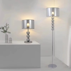 Nueva Lámpara de Mesa Industrial de Estilo Retro, Lámpara de Pie de Lujo para Casa o Villa, de Hierro y Acrílico, en Blanco/Negro/<span class=keywords><strong>Rosa</strong></span> - Product Image 1