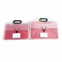 Organisateur de dossiers accordéon en plastique PP pour bureau et école, format lettre, plusieurs poches, classeurs extensibles A4