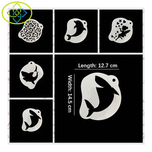 مجموعات استنسل مجلة رسم قوالب استنسل بلاستيكية بالجملة - Product Image 2