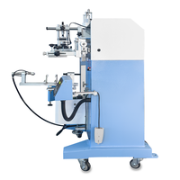 Impresora de Serigrafía Cilíndrica Neumática Semiautomática con Motor PCL y PLC para Botellas, Vasos, Cajas y Contenedores de Plástico, Nueva Condición