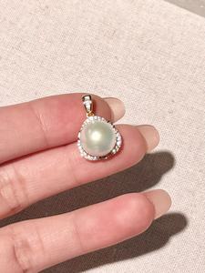 UM Jewelry 925 Silver 18K Gold Plated Freshwater Pearl Heart Edison Pearl Pendant <b>Necklace</b> Silver <b>Chain</b> Unisex Daily Anniversary - Product Image 2