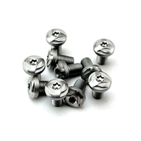 Vis de fixation de petite taille, fabricant, plaqué or, noir, bleu, arc-en-ciel, coloré, acier inoxydable, titane, vis à poignée pour jouet de pistolet