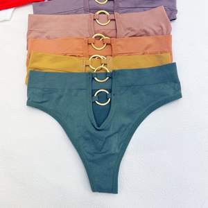 Tanga Deportiva para Mujer, Sin Costuras, con Diseño Hueco, Teñido Liso, Logotipo Personalizado, Ecológica - Product Image 3