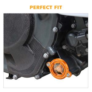 NiceCNC couvercle de filtre à huile moteur Transparent pour KTM <span class=keywords><strong>DUKE</strong></span> <span class=keywords><strong>125</strong></span>/200/250/390 2016-2022 <span class=keywords><strong>2023</strong></span> - Product Image 2