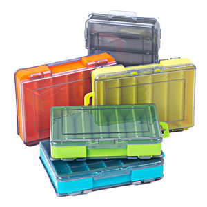 Multi Functional Lure <b>Box</b> Fishing Tackle <b>Storage</b> Organizer With Compartments For Bait Hooks Accessories Peacock Blue - Product Image 5