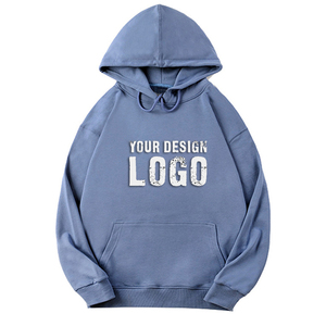 Sweat à capuche décontracté pour homme, coupe ample, style sport, en molleton épais de haute qualité, épaules tombantes, grande taille - Product Image 3