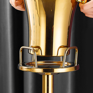 Phong Cách Châu Âu Rượu Sâm Banh Xô Cao Đứng Thép Không Gỉ Có Thể Tháo Rời Rượu Vang Xô Đá Giá Cho Nhà Hàng Thanh Khách Sạn - Product Image 5