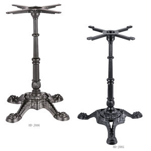 Base de table industrielle en fonte grand noir <span class=keywords><strong>4</strong></span> <span class=keywords><strong>pieds</strong></span> de table basse piédestal de table à manger revêtement de poudre de jambe de mini barre pour l'hôpital - Product Image 5