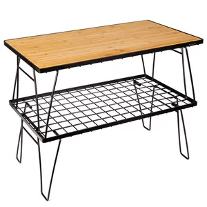 Hot Sale Lightweight And Stable Multi-Use Coffee Table Reticular Iron Table For Outdoor