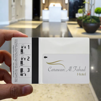 Carte PVC RFID NFC personnalisable avec code QR F08 D43/41 S50/S70 1/4K, étanche, intelligente, pour entreprise, hôtel, carte de membre, accès
