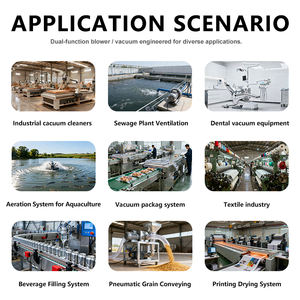 Souffleur d'<span class=keywords><strong>air</strong></span> régénératif électrique à une seule étape de 2,2 kW 3 CV, pompe à <span class=keywords><strong>air</strong></span> à haut volume pour l'aquaculture, l'élevage de poissons, le traitement de l'eau - Product Image 5