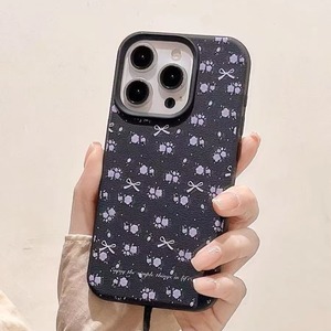 Funda de Teléfono Móvil de TPU con Diseño de Lichi y Lazo de Cereza para Niñas, Color Puro, para <span class=keywords><strong>iPhone</strong></span> 16 15 14 13 12 Pro Max - Product Image 2