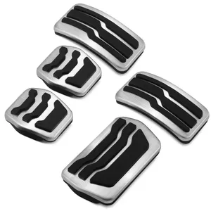 Tại thép không gỉ khí nhiên liệu đạp phanh bàn đạp bao gồm bộ dụng cụ nội thất xe hơi cho FORD FOCUS 2 3 4 MK2 MK3 MK4 phụ kiện 2017 2005 - Product Image 3