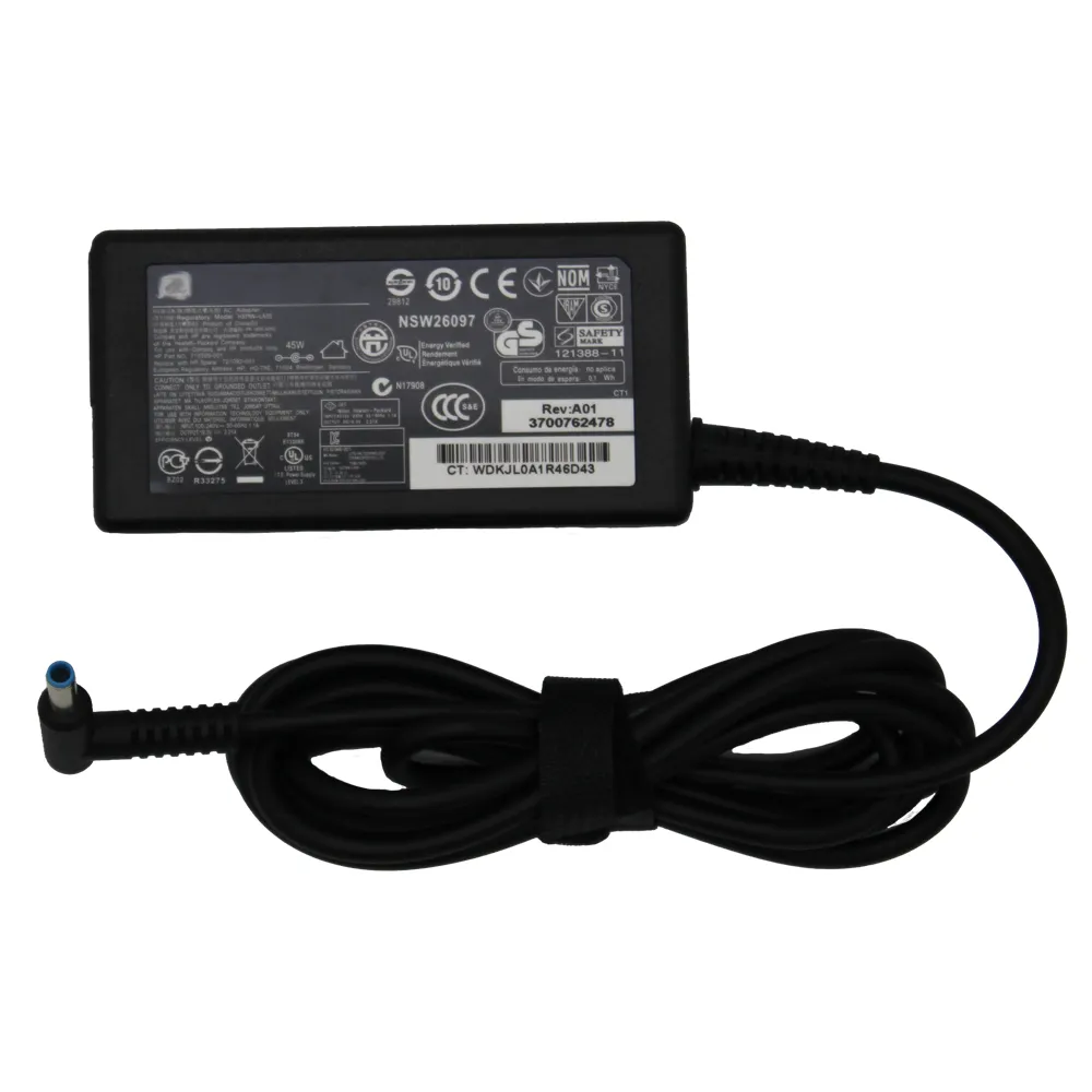 High Quality Universal 19v 2.31a 45W input 100-240V 50/60HZ laptop power adapter for HP charger adapter